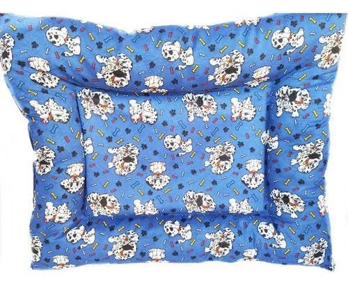 Caminha Colchonete para Cachorros 60 X 50 Cm Premium Azul - 8