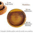 Ver imagem 5 de Kit Xicaras + Pires Madeira Mesa Posta Café