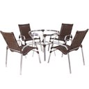 Ver imagem 5 de 4 Cadeiras + 2 Mesa + 2 Espreguiçadeiras + 1 Chaise Trama Argila