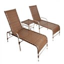 Ver imagem 2 de 4 Cadeiras + 2 Mesa + 2 Espreguiçadeiras + 1 Chaise Trama Argila