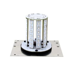 Sinalizador LED 12/24V 54 LEDs Sem Cúpula - Autopoli Vermelho