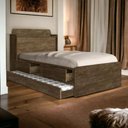 Ver imagem 1 de Cama Tamires Castanho com Auxiliar e 02 Colchões