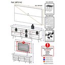 Ver imagem 6 de Rack com Painel Tv até 65" com Espelho Pés Retrô Multimóveis