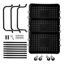 Ver imagem 2 de Carrinho Organizador 3 Prateleiras Preto