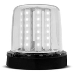 Sinalizador LED Branco Bivolt 128 LEDs Sem Imã 42303 - Autopoli - 1