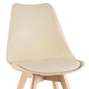 Ver imagem 5 de Kit 4 Cadeiras Leda - Nude