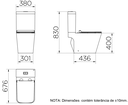 Ver imagem 4 de Kit Bacia com Caixa Acoplada Docol Vougan Branco 00969466