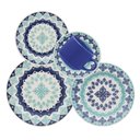 Ver imagem 1 de Jogo de Jantar Oxford 20PC Ocean em Ceramica Estampada Alto Brilho