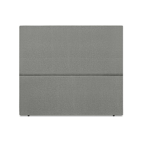 Cabeceira Estofada Casal Luna 140cm Linho Cinza Escuro
