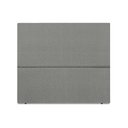Ver imagem 1 de Cabeceira Estofada Casal Luna 140cm Linho Cinza Escuro