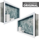 Ver imagem 6 de Nicho Porcelanato Cinza Alicante Polido 02 Unidades 60x32cm