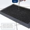 Tapete para Entrada Sanitizante Preto 38cm x 58cm - Kapazi - 4