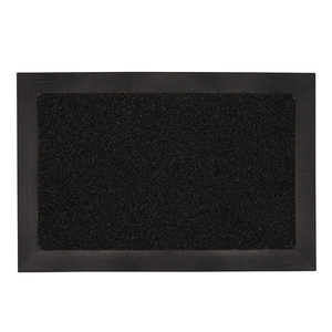 Tapete para Entrada Sanitizante Preto 38cm x 58cm - Kapazi