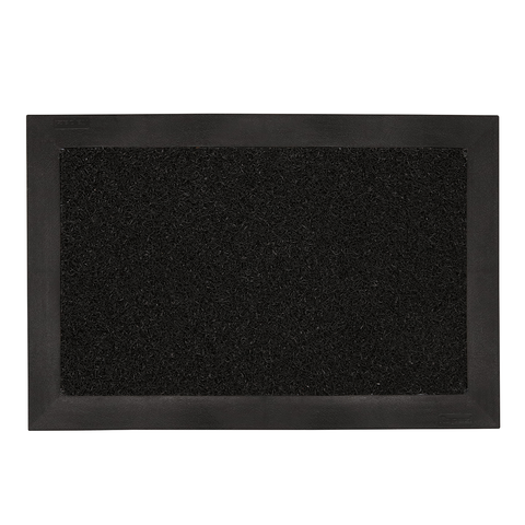 Tapete para Entrada Sanitizante Preto 38cm x 58cm - Kapazi