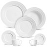 Aparelho de Jantar 42 Peças Roma Branco - 1