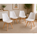 Ver imagem 1 de Kit 4 Cadeiras Leda - Branco