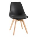 Ver imagem 2 de Kit 4 Cadeiras Leda - Preto