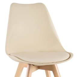 Kit 6 Cadeiras Leda - Nude - 5
