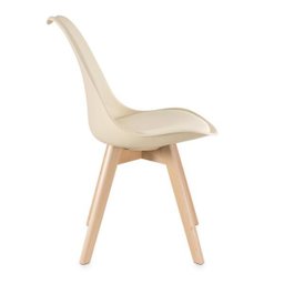 Kit 6 Cadeiras Leda - Nude - 3