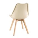Ver imagem 4 de Kit 6 Cadeiras Leda - Nude