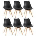 Ver imagem 2 de Kit 6 Cadeiras Leda - Preto