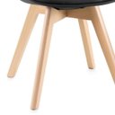 Ver mais imagens de Kit 6 Cadeiras Leda - Preto