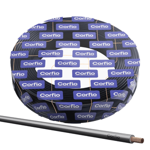 Cabo Flexível 4,0mm 750v Rolo 100m Preto Corfio