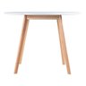 Mesa de Jantar Redonda Leda - 100cm - Branco - 3