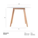 Ver imagem 7 de Mesa de Jantar Redonda Leda - 100cm - Branco