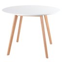 Ver imagem 2 de Mesa de Jantar Redonda Leda - 100cm - Branco