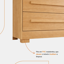 Ver imagem 5 de Cômoda 8 Gavetas Califórnia com Moldura Frisada