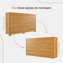 Ver imagem 2 de Cômoda 8 Gavetas Califórnia com Moldura Frisada