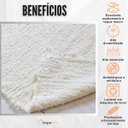 Ver imagem 7 de Tapete Para Sala E Quarto 2,00x1,50 Boho Macio 100% Algodão - Cru