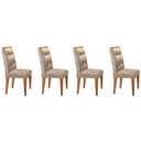 Ver imagem 1 de Cadeira Sala de Jantar Imperatriz Kit 4 Un Imbuia/Chocolate - Rufato