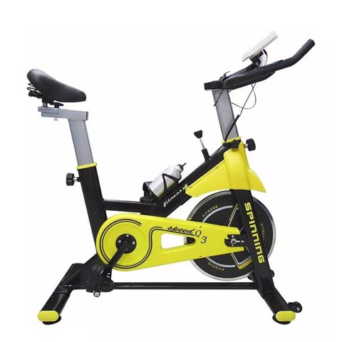 Bicicleta Ergometrica Spinning Fitness Academia Musculaçao Exercicio Bike Cross Treino Ab.MIDIA HJ-3