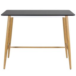 Bancada para banqueta - Mesa alta retangular - 60 x 120 cm - Preto - 3