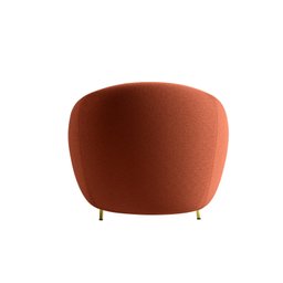 Poltrona Decorativa Versátil Orgânica Nuvem Bouclé - Zahav:terracota - 3