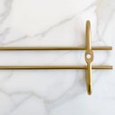 Ver imagem 6 de Conjunto 6 Organizadores Porta Taças 42cm Suportes Para Pendurar Taças Dourado