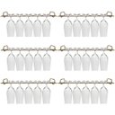 Ver imagem 1 de Conjunto 6 Organizadores Porta Taças 42cm Suportes Para Pendurar Taças Dourado