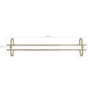 Ver imagem 3 de Conjunto 6 Organizadores Porta Taças 42cm Suportes Para Pendurar Taças Dourado