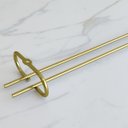 Ver imagem 4 de Conjunto 6 Organizadores Porta Taças 42cm Suportes Para Pendurar Taças Dourado