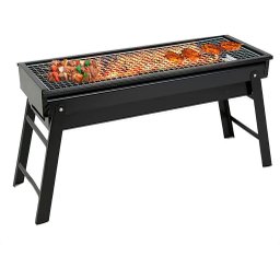 Mini Churrasqueira Portatil Dobravel com Gaveta Preta 60cm Snh55 Snel Home - 2