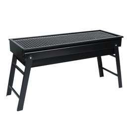 Mini Churrasqueira Portatil Dobravel com Gaveta Preta 60cm Snh55 Snel Home - 4