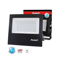 Refletor Led Slim100 - Holofote- IP65 - 100w - 6500K (Branco Frio) - À Prova D'água - 2