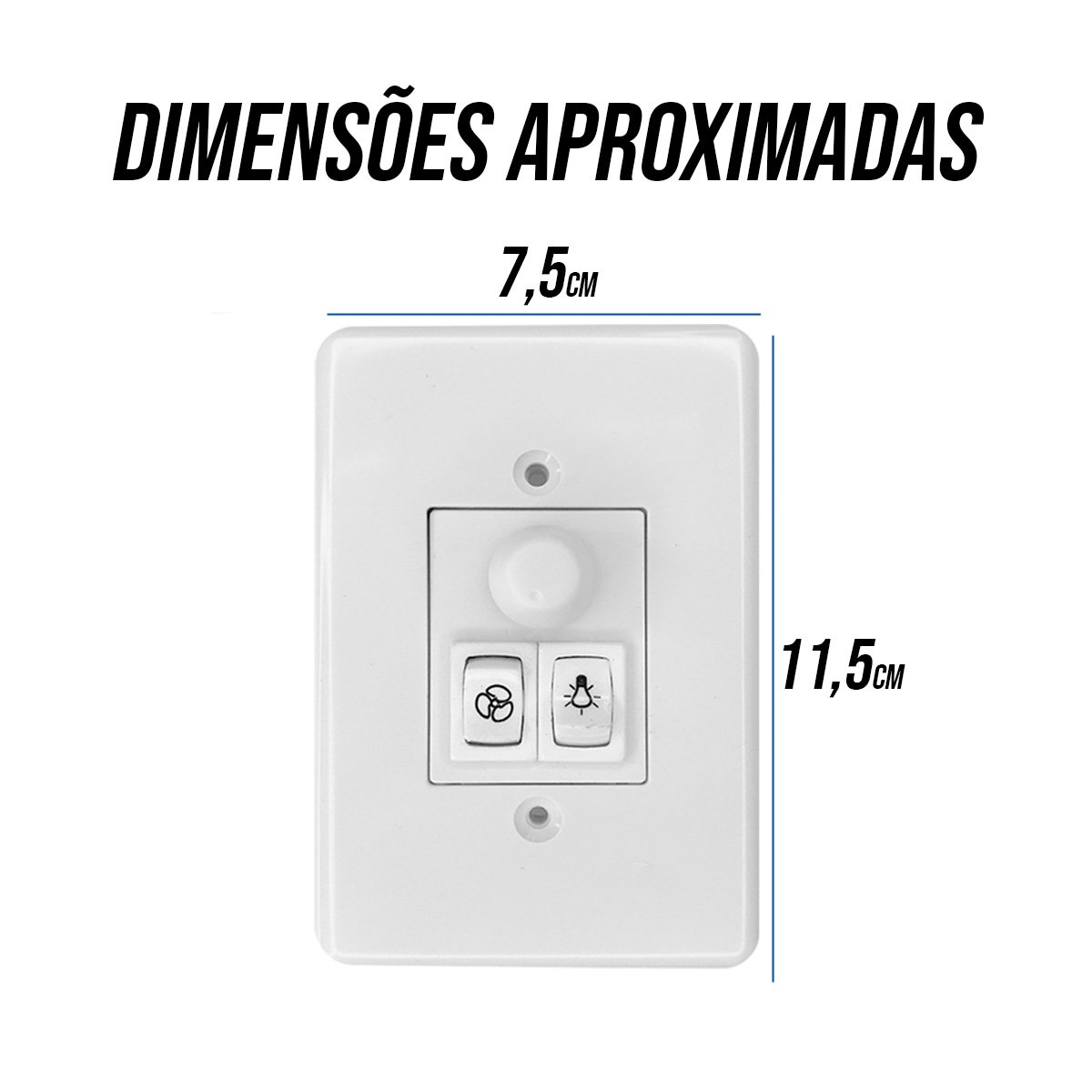 Controle de Ventilador de Teto Ilumi - 2