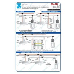 SENSOR DE PRESENÇA PARA TETO DE EMBUTIR OU SOBREPOR - 3