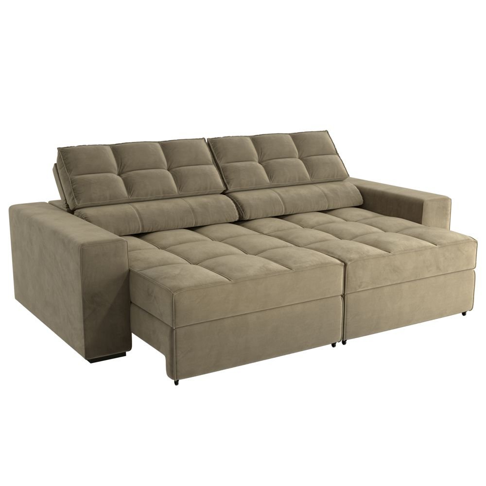 Sofá Deluxe 250cm 03 Lugares S1222 Kappesberg Estar MadeiraMadeira