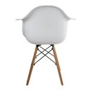 Ver imagem 4 de Poltrona Cadeira Charles Eames Wood Dkr Eiffel com Braço - Design Branco
