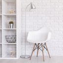 Ver imagem 5 de Poltrona Cadeira Charles Eames Wood Dkr Eiffel com Braço - Design Branco