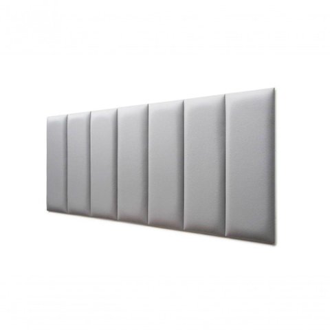 Placas Cabeceira Casal 140cm X 60cm 7 Placas Courino Cinza